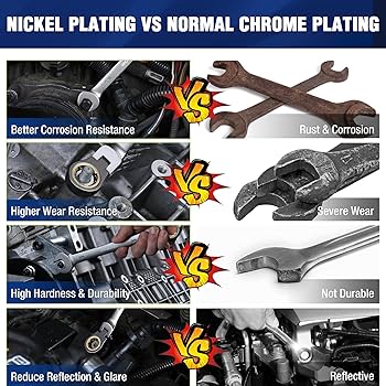 WORKPRO 22-Piece Flex-Head Ratcheting Wrench Set, Ratchet